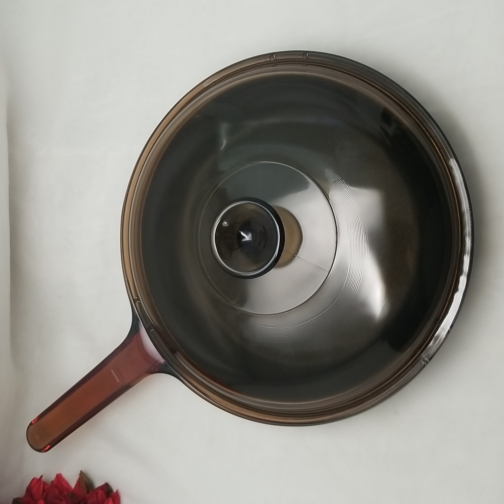 Large Corning Vision Non Stick Frying Pan With Pyrex Lid - Picture 2 of 16